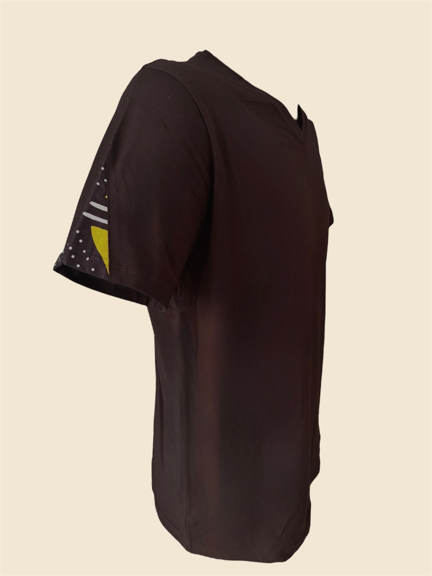 T-Shirt Regular Fit Black/Wax