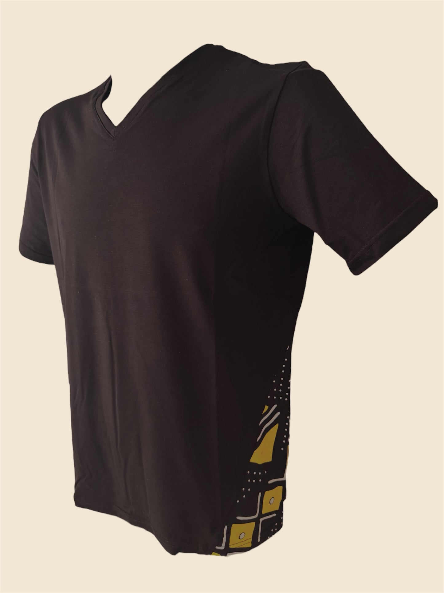 T-Shirt Regular Fit Black/Wax